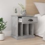 Nachttische 2 Einheiten betongrau 43x36x50 cm von vidaXL, Nachttische - Ref: Foro24-816353, Preis: 81,28 €, Rabatt: %