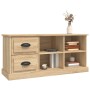 Sonoma oak plywood TV cabinet 102x35.5x47.5 cm by vidaXL, TV Furniture - Ref: Foro24-816179, Price: 67,83 €, Discount: %