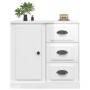 Glossy white plywood sideboard 70x35.5x67.5 cm by vidaXL, Sideboards - Ref: Foro24-816194, Price: 83,24 €, Discount: %