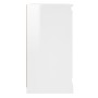 Glossy white plywood sideboard 70x35.5x67.5 cm by vidaXL, Sideboards - Ref: Foro24-816194, Price: 83,24 €, Discount: %