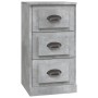 Aparador de madera contrachapada gris hormigón 36x35,5x67,5 cm de vidaXL, Aparadores - Ref: Foro24-816220, Precio: 61,15 €, D...