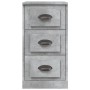 Aparador de madera contrachapada gris hormigón 36x35,5x67,5 cm de vidaXL, Aparadores - Ref: Foro24-816220, Precio: 61,15 €, D...