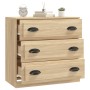 Sonoma oak plywood sideboard 70x35.5x67.5 cm by vidaXL, Sideboards - Ref: Foro24-816227, Price: 106,99 €, Discount: %