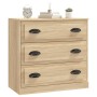 Sonoma oak plywood sideboard 70x35.5x67.5 cm by vidaXL, Sideboards - Ref: Foro24-816227, Price: 106,99 €, Discount: %