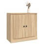 Aparador de madera contrachapada roble Sonoma 70x35,5x67,5 cm de vidaXL, Aparadores - Ref: Foro24-816187, Precio: 76,25 €, De...