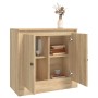 Aparador de madera contrachapada roble Sonoma 70x35,5x67,5 cm de vidaXL, Aparadores - Ref: Foro24-816187, Precio: 76,25 €, De...