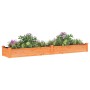 Raised planter box with brown fir wood lining 240x45x25 cm by vidaXL, Pots and planters - Ref: Foro24-364296, Price: 67,83 €,...