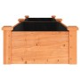 Raised planter box with brown fir wood lining 240x45x25 cm by vidaXL, Pots and planters - Ref: Foro24-364296, Price: 67,83 €,...