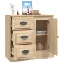 Aparador de madera contrachapada roble Sonoma 70x35,5x67,5 cm de vidaXL, Aparadores - Ref: Foro24-816195, Precio: 98,19 €, De...