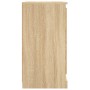 Aparador de madera contrachapada roble Sonoma 70x35,5x67,5 cm de vidaXL, Aparadores - Ref: Foro24-816195, Precio: 98,19 €, De...