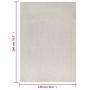 Cream long pile rug 140x200 cm by vidaXL, Rugs - Ref: Foro24-342138, Price: 61,99 €, Discount: %