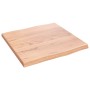 Treated oak wood table top with natural edge 40x40x2 cm by vidaXL, Table tops - Ref: Foro24-363926, Price: 26,50 €, Discount: %