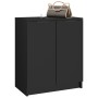 Black plywood shoe cabinet 59x35x70 cm by vidaXL, Shoe racks and shoe organizers - Ref: Foro24-811422, Price: 85,12 €, Discou...