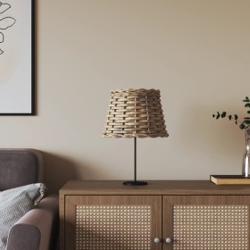 Brown wicker lamp shade Ø20x15 cm by vidaXL, Lampshades - Ref: Foro24-364389, Price: 15,48 €, Discount: %