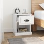 Bedside tables 2 units glossy white wood 39x39x47.5 cm by vidaXL, Nightstands - Ref: Foro24-816133, Price: 71,74 €, Discount: %