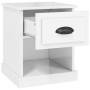 Bedside tables 2 units glossy white wood 39x39x47.5 cm by vidaXL, Nightstands - Ref: Foro24-816133, Price: 71,74 €, Discount: %