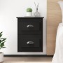 Mesita de noche de pared negra 41,5x36x53 cm de vidaXL, Mesitas de noche - Ref: Foro24-816394, Precio: 50,11 €, Descuento: %