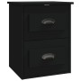 Black wall bedside table 41.5x36x53 cm by vidaXL, Nightstands - Ref: Foro24-816394, Price: 50,11 €, Discount: %