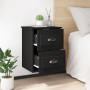 Black wall bedside table 41.5x36x53 cm by vidaXL, Nightstands - Ref: Foro24-816394, Price: 50,11 €, Discount: %