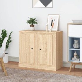 Sideboards 2 pcs Sonoma oak wood 37.5x35.5x67.5 cm by vidaXL, Sideboards - Ref: Foro24-816207, Price: 78,99 €, Discount: %