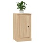 Aparadores 2 uds madera color roble Sonoma 37,5x35,5x67,5 cm de vidaXL, Aparadores - Ref: Foro24-816207, Precio: 78,99 €, Des...