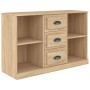 Aparador madera contrachapada roble Sonoma 104,5x35,5x67,5 cm de vidaXL, Aparadores - Ref: Foro24-816235, Precio: 82,03 €, De...