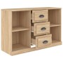 Aparador madera contrachapada roble Sonoma 104,5x35,5x67,5 cm de vidaXL, Aparadores - Ref: Foro24-816235, Precio: 82,03 €, De...