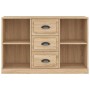 Aparador madera contrachapada roble Sonoma 104,5x35,5x67,5 cm de vidaXL, Aparadores - Ref: Foro24-816235, Precio: 82,03 €, De...