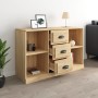 Aparador madera contrachapada roble Sonoma 104,5x35,5x67,5 cm de vidaXL, Aparadores - Ref: Foro24-816235, Precio: 82,03 €, De...