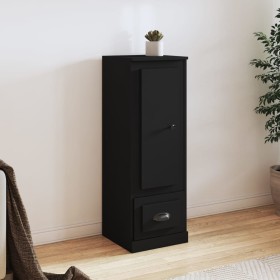 Tall black plywood sideboard 36x35.5x103.5 cm by vidaXL, Sideboards - Ref: Foro24-816305, Price: 66,07 €, Discount: %