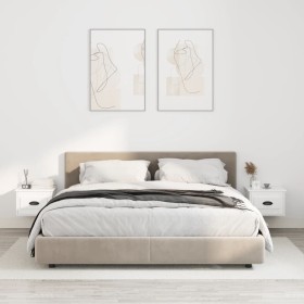 Wall bedside tables 2 pcs white 41.5x36x28 cm by vidaXL, Nightstands - Ref: Foro24-816377, Price: 57,99 €, Discount: %