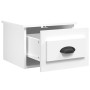 Mesitas de noche de pared 2 uds blanco 41,5x36x28 cm de vidaXL, Mesitas de noche - Ref: Foro24-816377, Precio: 58,48 €, Descu...