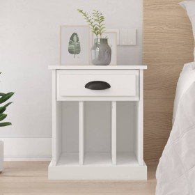 White nightstand 43x36x50 cm by vidaXL, Nightstands - Ref: Foro24-816344, Price: 46,99 €, Discount: %