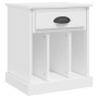 White nightstand 43x36x50 cm by vidaXL, Nightstands - Ref: Foro24-816344, Price: 46,99 €, Discount: %