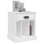 White nightstand 43x36x50 cm by vidaXL, Nightstands - Ref: Foro24-816344, Price: 46,99 €, Discount: %