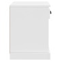 White nightstand 43x36x50 cm by vidaXL, Nightstands - Ref: Foro24-816344, Price: 46,99 €, Discount: %