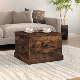 Smoked oak plywood coffee table 50x50x35 cm by vidaXL, Coffee table - Ref: Foro24-816253, Price: 67,92 €, Discount: %