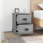 Bedside table made of gray concrete plywood, measuring 39x39x47.5cm. by vidaXL, Nightstands - Ref: Foro24-816152, Price: 42,0...