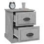 Bedside table made of gray concrete plywood, measuring 39x39x47.5cm. by vidaXL, Nightstands - Ref: Foro24-816152, Price: 42,0...