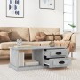 Concrete gray plywood coffee table 90x50x35 cm by vidaXL, Coffee table - Ref: Foro24-816244, Price: 83,94 €, Discount: %