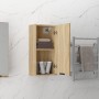 Sonoma oak wall-mounted bathroom cabinet 32x20x67 cm by vidaXL, Lockers and storage cabinets - Ref: Foro24-811298, Price: 54,...