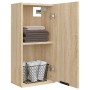 Sonoma oak wall-mounted bathroom cabinet 32x20x67 cm by vidaXL, Lockers and storage cabinets - Ref: Foro24-811298, Price: 54,...