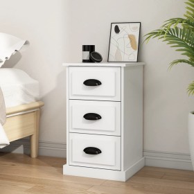 Mesita de noche madera contrachapada blanca 39x39x67 cm de vidaXL, Mesitas de noche - Ref: Foro24-816160, Precio: 58,99 €, De...