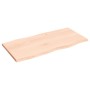 Solid oak wood table top with natural edge 80x40x2 cm by vidaXL, Table tops - Ref: Foro24-363872, Price: 42,33 €, Discount: %