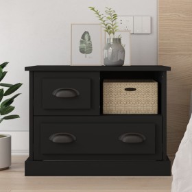 Black nightstand 60x39x45 cm by vidaXL, Nightstands - Ref: Foro24-816361, Price: 60,35 €, Discount: %