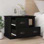 Mesita de noche negra 60x39x45 cm de vidaXL, Mesitas de noche - Ref: Foro24-816361, Precio: 60,35 €, Descuento: %