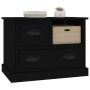 Mesita de noche negra 60x39x45 cm de vidaXL, Mesitas de noche - Ref: Foro24-816361, Precio: 60,35 €, Descuento: %