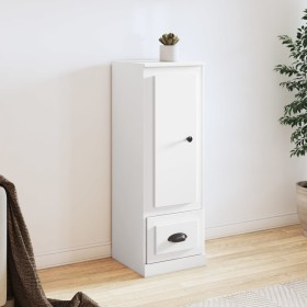 Tall white plywood sideboard 36x35.5x103.5 cm by vidaXL, Sideboards - Ref: Foro24-816304, Price: 64,32 €, Discount: %