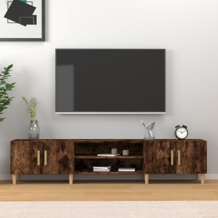 TV-Möbel Sperrholz Räuchereiche 180x31,5x40cm von vidaXL, TV-Möbel - Ref: Foro24-816261, Preis: 92,38 €, Rabatt: %