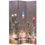 Biombo divisor plegable 120x170 cm Nueva York de noche de vidaXL, Divisores de ambientes - Ref: Foro24-245861, Precio: 79,53 ...